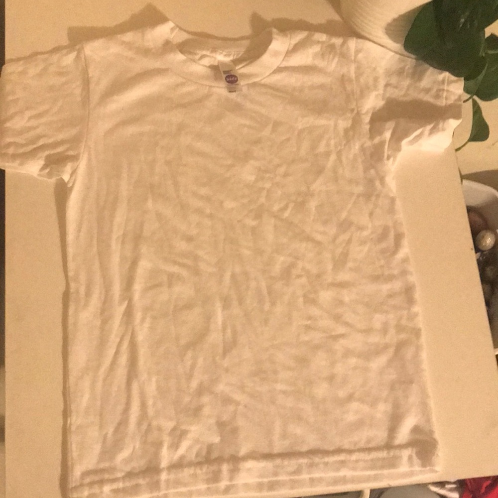 American Apparel kids shirt, white size 6